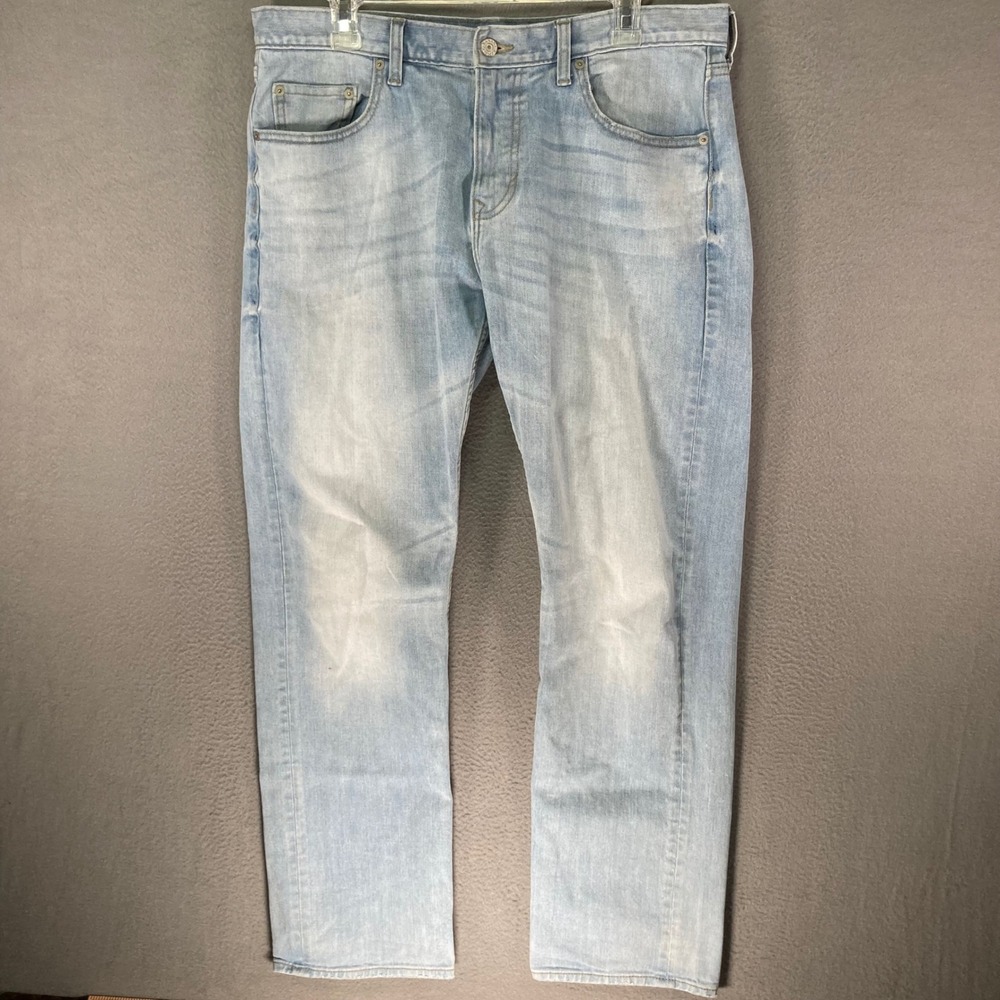 Banana Republic‎ Slim Fit Light Wash Denim Jeans Men Size 34x32